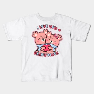 I Love You Beary Much! Kids T-Shirt